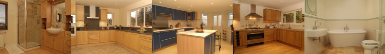 Examples of our bathroom and kitchen installation